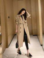 ✴ Womens Medium Length Knee Loose Fashion Coats Korean Trench Outfits