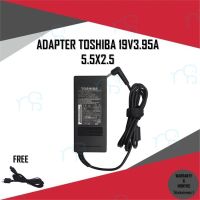 คุณภาพดี  ADAPTER NOTEBOOK TOSHIBA 19V3.95A*5.5X2.5  / สายชาร์จโน๊ตุ๊คโตชิ้า + แถมสายไฟ มีการรัประกันคุณภาพ  ฮาร์ดแวร์คอมพิวเตอร์