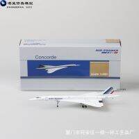 สินค้ามาใหม่ โมเดลเครื่องบินคอนคอร์ด (Concorde) ขนาด 16 ซม. มีล้อ ทำดวยเหล็ก Scale 1:400 สวย งานคุณภาพ - ของเล่น ของสะสม ตั้งโชว์