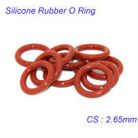 【2023】Silicone rubber O Ring VMQ O-Ring Seal Rings Gasket, for Hydraulics and Pneumatics Sealing,Faucet,Automobile,Pump CS 2.65mm