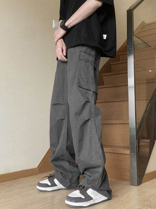 american-overalls-mens-summer-high-street-trendy-brand-loose-wide-leg-straight-leg-mopping-pants-all-match-trendy-casual-long-pants