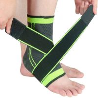 【CW】 1PC Pressurized Ankle Support Basketball Volleyball Gym Badminton Brace Protector with Elastic