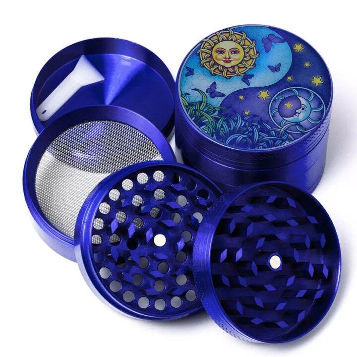 grinder-เครื่องบดอะลูมิเนียม-4-ชั้น-มีกรองผงละเอียด-ฝาแม่เหล็ก-ขนาด-40-มม-ที่บด-เครื่องบด