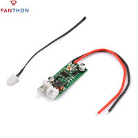 PANTHON โมดูลควบคุมความเร็วพัดลม DC12V2-3สายเดี่ยว2ชิ้นสามารถปิดเครื่องตัวควบคุมความเร็วในการควบคุมอุณหภูมิได้