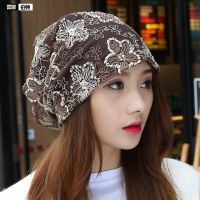 COD DSFGERRTYTRRE Hat female summer thin headband hat Korean headband hat casual Pullover hat chem帽子女夏天薄款包头帽韩版头巾帽休闲套头帽化疗帽孕妇透气月子帽axiao123.my21.10.12