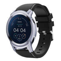 Motorola Moto Watch 100สายซิลิโคนสายสำรองสายนาฬิกาข้อมือสายรัดข้อมือกีฬา Motorola Moto Watch 100สายสมาร์ทวอทช์