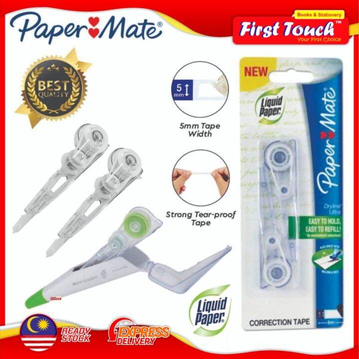 PAPERMATE Refill Dryline Ultra Correction Tape Refill For Papermate Liquid Paper DryLine