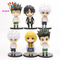 6ชิ้น/ถุงตุ๊กตาอนิเมะ X Hunter รูปรุ่น Gon Zaolydeck Kurapica ตุ๊กตา Kellia Freecss ของเล่น