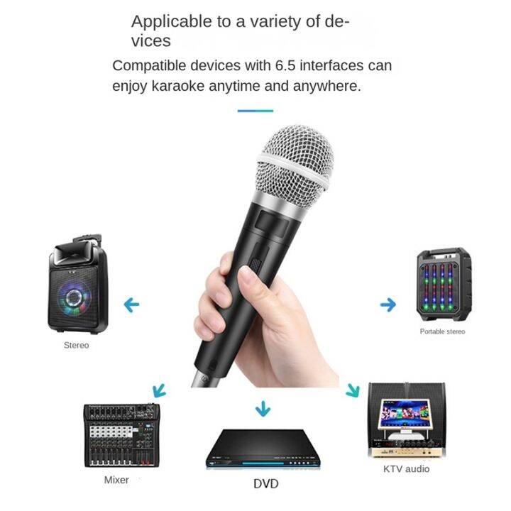 karaoke-microphone-mic-handheld-dynamic-wired-dynamic-microphone-clear-voice-for-karaoke-vocal-music-performanc