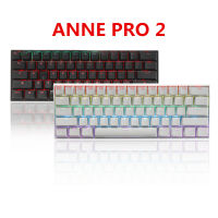 New ANNE Pro2 Portable Mini Wireless bluetooth 60 Mechanical Keyboard Pro Red Blue Brown Switch Gaming Keyboard Detachable