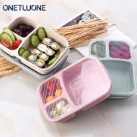 Onetwone Separate Lunch Box Portable Bento Box Lunchbox Leakproof Food Container Microwave oven Dinnerware for Students-1Piece