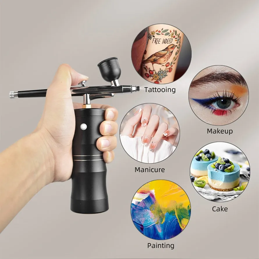 Airbrush Nail With Compressor Portable Airbrush For Nails Cake