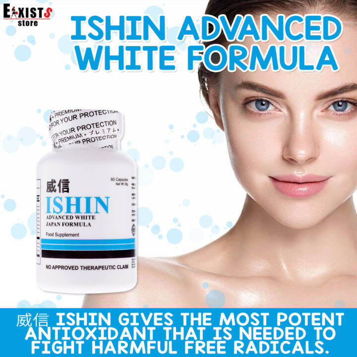 Ishin Advanced White Japan Formula 60 Capsules Beauty Supplement Food Supplement Whitening Anti