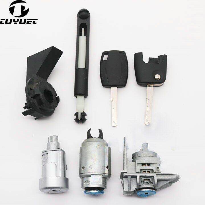 Auto Car Left Door Lock Cylinder For Ford Focus 20052013 Full Set Door