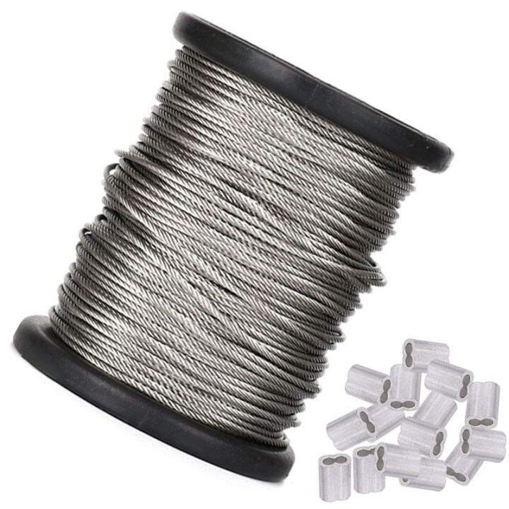 1.5mm7*7 structure soft 304 stainless steel wire rope rust and