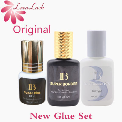 1 Set IB Super Plus Glue Lash Primer cure the adhesive bonding Lash Remover for Eyelash Extensions Glue False eyelash Glue Set