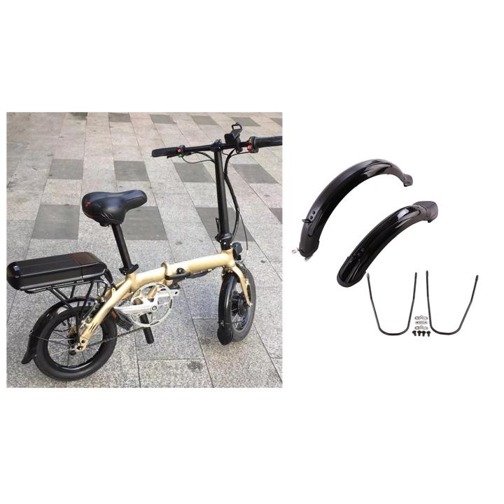บังโคลนจักรยาน-bmx-ยางกันโคลนด้านหน้าและด้านหลัง12-14-จักรยานพับได้