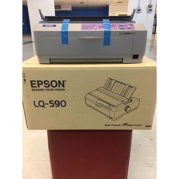 เครื่องปริ้นเตอร์-dot-matrix-new-epson-lq-590-สินค้าพร้อมจัดส่ง-ออกใบกำกับภาษีได้-รับประกันหัวพิมพ์-2-ปี-ตัวเครื่อง-1-ปี