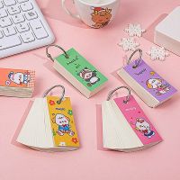 ☎ 1PC Cute Cartoon Coil Mini Loose-Leaf Notebook Planner Portable Binding Memo Pad Kawaii School Office Supplies Stationery