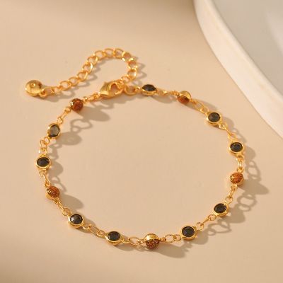 CCGOOD Rhinestone Colorful Bracelet for Women Gold Plated 18 K High Quality Bracelets Fashion Minimalist Jewelry Pulseras Mujer