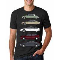 【ใหม่】เสื้อยืดผู้ชายเสื้อยืดตลก Citroen Haute De Gamme Classic Car Collection (Vr 2) เสื้อยืดผู้ชายกราฟิก