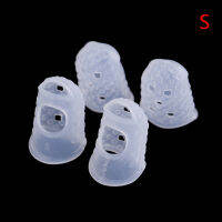 wangzhaojun 4X กีต้าร์ Finger Protector ปลายนิ้วหยิบซิลิโคน GUARD Plectrum BASS Ukulele