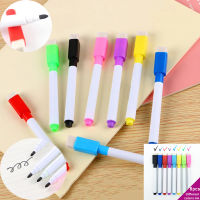 8 Colors Colorful Magnetic Dry Wipe White Board Window Markers Pens School Classroom Whiteboard Pen White Board Markers Built In Eraser Student Childrens Drawing Pen