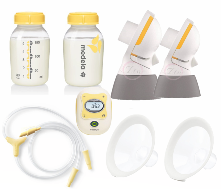 Medela Freestyle Swing Maxi Pump Replacement Parts Kit FLEX with Breast