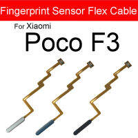 ลายนิ้วมือ Home Sensor Flex Cable สำหรับ Xiaomi Poco F3 ปุ่มเมนู Touch ID Sensor ลายนิ้วมือพร้อมปุ่มเปลี่ยน-hgggfg