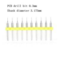 10ชิ้นชุดแผ่นวงจรพิมพ์เจาะบิท0.3มม. ทังสเตนคาร์ไบด์บิตเครื่องเจาะขนาดเล็กซีเอ็นซีงานไม้มีดตัดแก้วเครื่องแผงวงจรเหล็ก