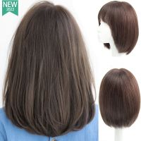 【jw】﹍✈☽ Straight Bob Synthesis Hair with Bang Wig for Short long Headband Resistant