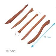 TK-004 ชุดเครื่องมือปั้นไม้โร้สวูด (5ชิ้น) / Rosewood Basic Tool Kit (5pcs)