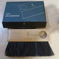 (แปรงปัดผง) COFFEE BAR CLEANING BRUSH ด้ามจับสี่เหลี่ยม มีรูแขวน  By สุวภัทร SWP Shop