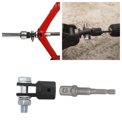 อะแดปเตอร์แจ็คกรรไกร12นิ้ว Chrome Vanadium Steel Adapter Wrench Tool Automotive Jack Drill Adapters For Impact Drills Socket