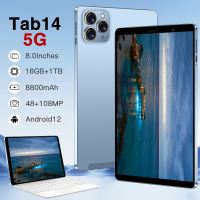 [แท็บเล็ตถูกๆ+แป้นพิมพ์] 2022 ใหม่ Xiaoni Tab14 5G 12 นิ้ว แท็บเล็ต RAM16G ROM512G โทรได้ Full HD แท็บเล็ตราคาถูก Andorid 11.0 จัดส่งฟรี รองรับภาษาไทย หน่วยประมวลผล 11-core แท็บเล็ตโทรได้ 4g/5G แท็บเล็ตสำหรับเล่นเกมราคาถูก แท็บเล็ตราคาถูกรุ่นล่าสุด