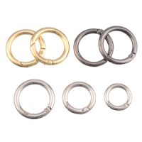 2 Pcs 25/28/35 Mm Tidak Dilas Tas Kulit Logam Kerajinan DIY Spring Pembukaan Cincin Bulat Hook Cincin gesper Menghubungkan Gesper