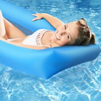 Portable Inflatable Floating Lounge Float Water Hammock Swimming Pool Bed Floating Bed Sofa Light Weight Water Mattress