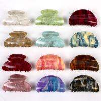 【YF】۞ↂ◇  Hair Claw for Marble Clip Thick Thin Fantasy Barrettes Styling Accessories