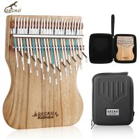 【YF】 Kalimba 21 24-key thumb piano gecko musical instrument gift belt accessories solid camphor C tone