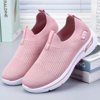 2023 Women Vulcanized Shoes Comfortable Women Sneakers Slip On Flats Breathable Shoes Women Loafers Plus Size 41 Walking Flat