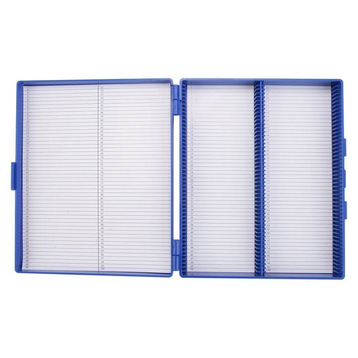 royal-blue-plastic-rectangle-hold-100-microslide-slide-microscope-box