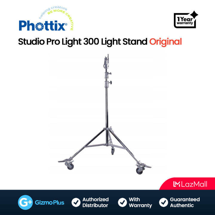 Phottix Studio Pro Light 300 Light Stand Heavy Duty For Lighting and