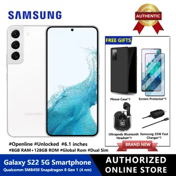 SAMSUNG Galaxy S22 Cell Phone, Factory Unlocked Android Smartphone, 128GB,  8K Camera & Video, Night Mode, Brightest Display Screen, 50MP Photo