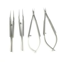 Ophthalmic Needle Holder Micro Scissors Forceps Stainless Steel Eye Instruments