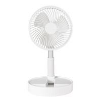 7200MAh Portable Fan Rechargeable Mini Folding Telescopic Fan Low Noise Electric Cooling Fan for Outdoor Home