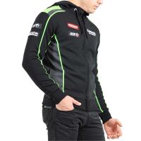 kawasaki moto - gp เสื้อกันหนาวมีฮู้ดมีซิป