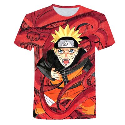 Uzumaki Naruto 3D Print T-Shirt Men Women Summer Fashion Casual Short Sleeved Unisex Harajuku Streetwear Oversized T Shirt