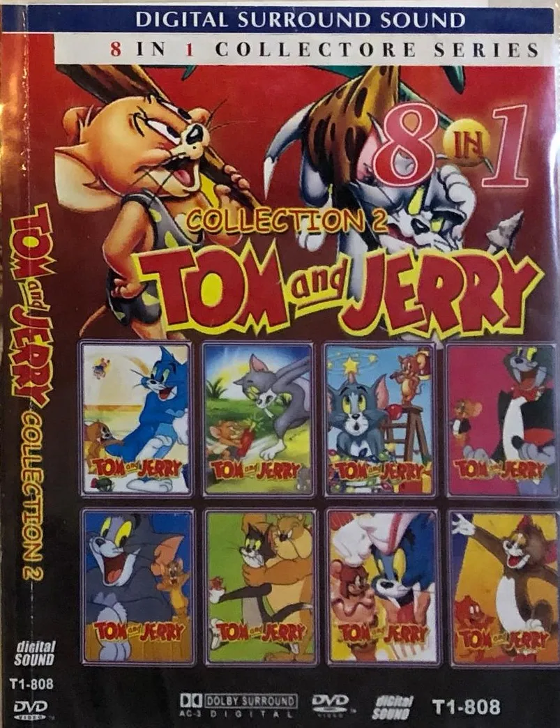 DVD English Cartoon Tom And Jerry 8 In 1 Collection T1 808 -  Movieland682786 | Lazada