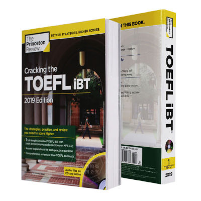 Cracking The TOEFL IBT CDเพลง 2019 Editionภาษาอังกฤษรุ่นแรกพิชิตTOEFLใหม่ 2019 Edition CDเพลงPrinceton Originalหนังสือเรียน