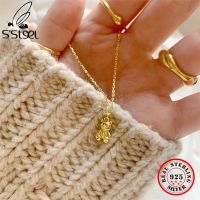 【cc】☋✷▼  SSTEEL 925 Sterling Original Pendant Necklace Necklaces Designer Gold Neckless